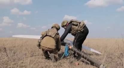 Минобороны РФ показало кадры работы БПЛА «Суперкам» по наведению и корректировке огня артиллерии