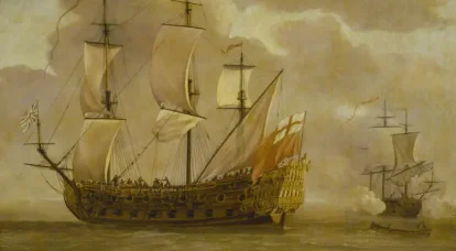 Эволюция парусов на кораблях XVIII века